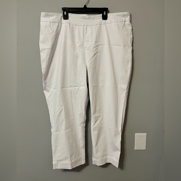 Soft Surroundings White Cropped/ankle Pant Size 2x - Picture 1 of 7